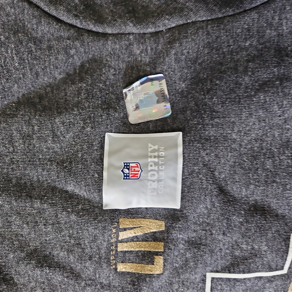 Fanatics Brand Charcoal San Francisco 49ers Super Bowl Hoodie. NWT. - Picture 3 of 7